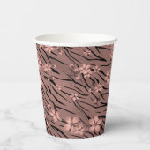 抽象芸術シマウマ 紙コップ (裏面)