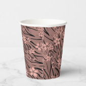 抽象芸術シマウマ 紙コップ (右)