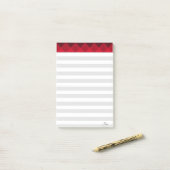 抽象芸術シルバーグレー、赤と白の作業 ポストイット (デスク上)