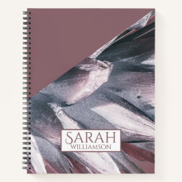 抽象芸術シルバーパイナップルスパイクノート ノートブック