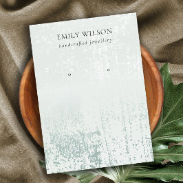 抽象芸術シルバー雨アクアテクスチャイヤリングディスプレイ 名刺