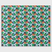 抽象芸術シンプルの形状と形状 ラッピングペーパー (フラット)