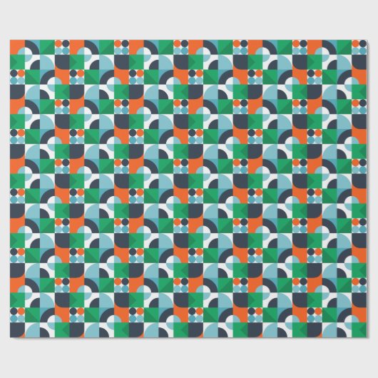 抽象芸術シンプルの形状と形状 ラッピングペーパー (フラット)