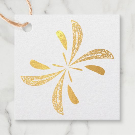 抽象芸術シンプルバタフライ飛行パターン フェイバータグ (正面)