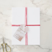 抽象芸術シンプルベビーシャワー ギフトタグ (より糸付き)