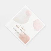 抽象芸術シンプルベビーシャワー スタンダードランチョンナプキン (角)