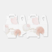 抽象芸術シンプルベビーシャワー フェイバーボックス (折り畳みなし)