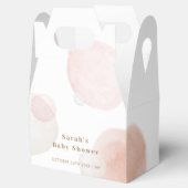 抽象芸術シンプルベビーシャワー フェイバーボックス (オープン)
