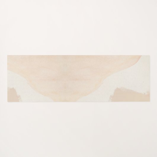 抽象芸術シンプルボホウォーター色名前をカスタムする ヨガマット (裏面(横))