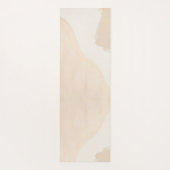 抽象芸術シンプルボホウォーター色名前をカスタムする ヨガマット (裏面)