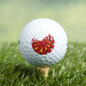 抽象芸術シーアネモン ゴルフボール (インサイチュ 木)