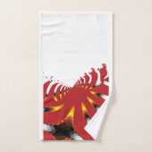 抽象芸術シーアネモン バスタオルセット (ハンドタオル)