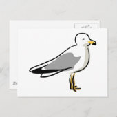 抽象芸術シーガル ポストカード (正面/裏面)