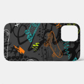 抽象芸術シーグランジムレスパターン都市スタイルモード Case-Mate iPhoneケース (裏面 (横))