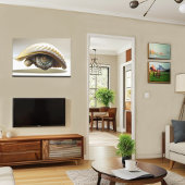 抽象芸術シーシェルアイウォールアートデコール キャンバスプリント