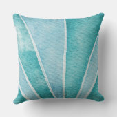 抽象芸術シーシェルコースタルトロピカルビーチ クッション (裏面)