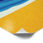 抽象芸術シースケープアート ポスター (コーナー)