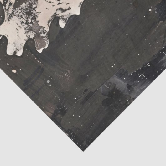 抽象芸術シーホースの芸術のダークインクのデコパージュ 薄葉紙 (詳細)