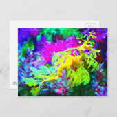 抽象芸術シーホース ポストカード (正面/裏面)