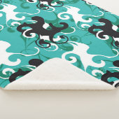 抽象芸術シームレスなパターン定性ヴィンテージ図 シェルパブランケット (3/4)