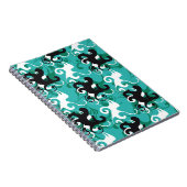 抽象芸術シームレスなパターン定性ヴィンテージ図 ノートブック (右側)