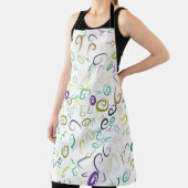 抽象芸術シームレスなパターンhandmadeabstract, art, b エプロン (インサイチュ)