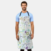 抽象芸術シームレスなパターンhandmadeabstract, art, b エプロン (着用した状態)