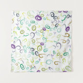 抽象芸術シームレスなパターンhandmadeabstract, art, b タペストリー (正面(横))