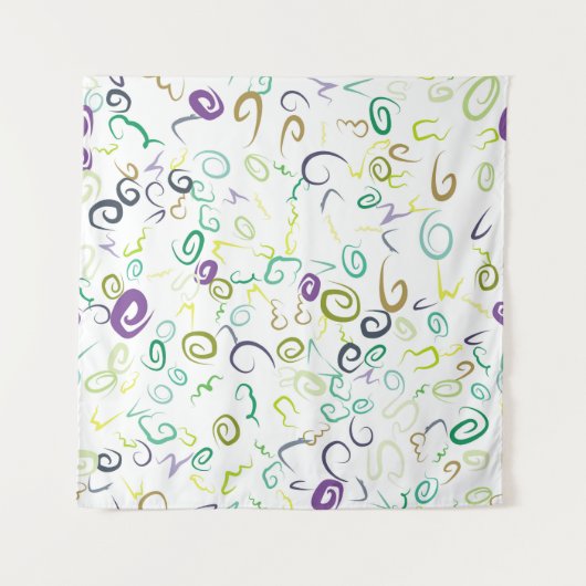 抽象芸術シームレスなパターンhandmadeabstract, art, b タペストリー (正面)