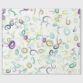 抽象芸術シームレスなパターンhandmadeabstract, art, b ラッピングペーパー (フラット)