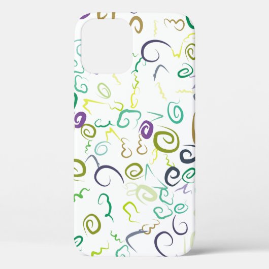 抽象芸術シームレスなパターンhandmadeabstract, art, b Case-Mate iPhoneケース (裏面)