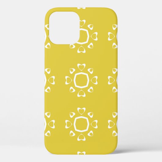 抽象芸術シームレスな黄色の背景パターン Case-Mate iPhoneケース (裏面)