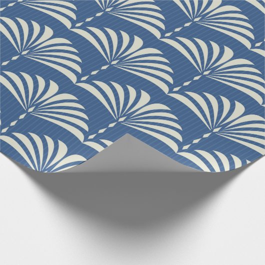 抽象芸術シームレスオリエンタルフローラルパターンアールデコ ラッピングペーパー (角)