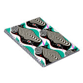 抽象芸術シームレスパターンクリエイティブデザイン ノートブック (右側)