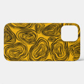 抽象芸術シームレスパターン。グラフィックイラストレーション。O Case-Mate iPhoneケース (裏面 (横))