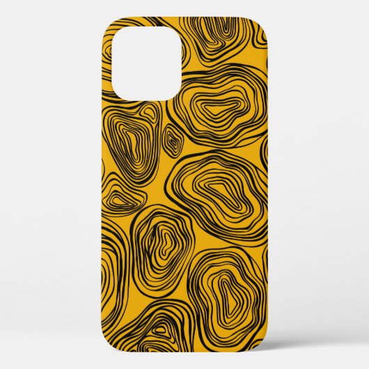 抽象芸術シームレスパターン。グラフィックイラストレーション。O Case-Mate iPhoneケース (裏面)