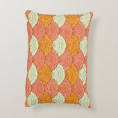 抽象芸術シームレスパターン、装飾背景 アクセントクッション (裏面(縦))