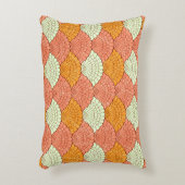 抽象芸術シームレスパターン、装飾背景 アクセントクッション (正面(垂直))