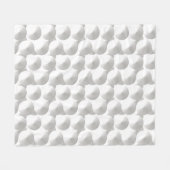 抽象芸術シームレス円3dスライド背景4.abstr フリースブランケット (正面(横))