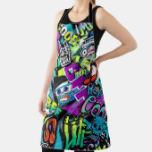 抽象芸術シームレス漫画。mで繰り返し エプロン (インサイチュ)