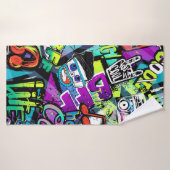 抽象芸術シームレス漫画。mで繰り返し バスタオル (バスタオル)