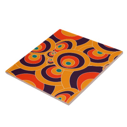 抽象芸術シームレス色楕円セラミックタイルモダン タイル (側面)