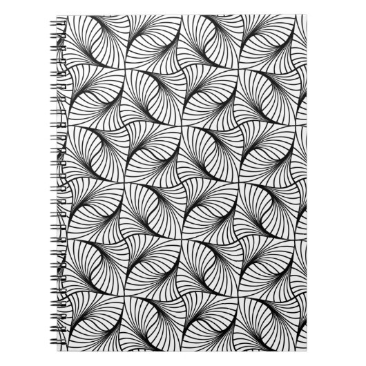 抽象芸術シームレス ノートブック (正面)