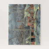 抽象芸術シーンセントラルパークニューヨーク。 ジグソーパズル (縦)