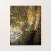 抽象芸術シーンセントラルパークニューヨーク。 ジグソーパズル (縦)