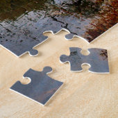 抽象芸術シーンセントラルパークニューヨーク。 ジグソーパズル (側面)