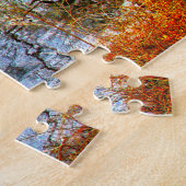 抽象芸術シーンセントラルパークニューヨーク。 ジグソーパズル (側面)