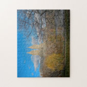 抽象芸術シーンセントラルパークニューヨーク。 ジグソーパズル (縦)