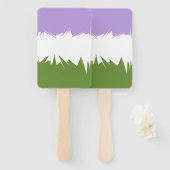 抽象芸術ジェンダークエアプライド国旗 ハンドファン (正面&裏面)