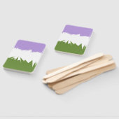 抽象芸術ジェンダークエアプライド国旗 ハンドファン (組立なし)